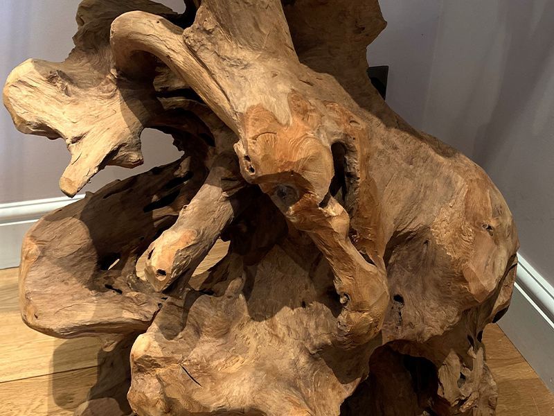 Rustic Root Floor Lamp-Garden Furniture Centre-Root,MidRange,Accessories,Conservatory,Reclaimed Furniture,Indoor Accessories,Indoor Lighting,Teak,Lights-{collection_title}