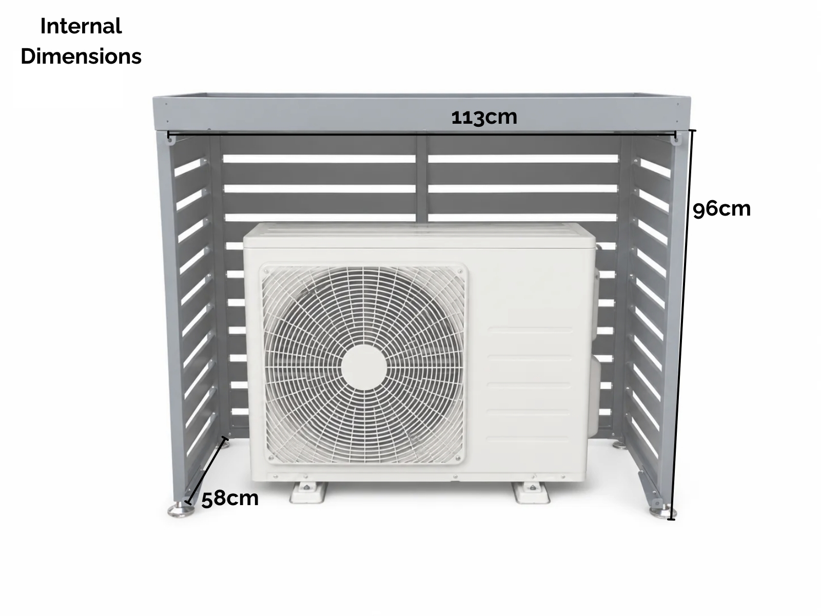 Heat Pump /Air Con Unit Cover with planter | 1190 Series 