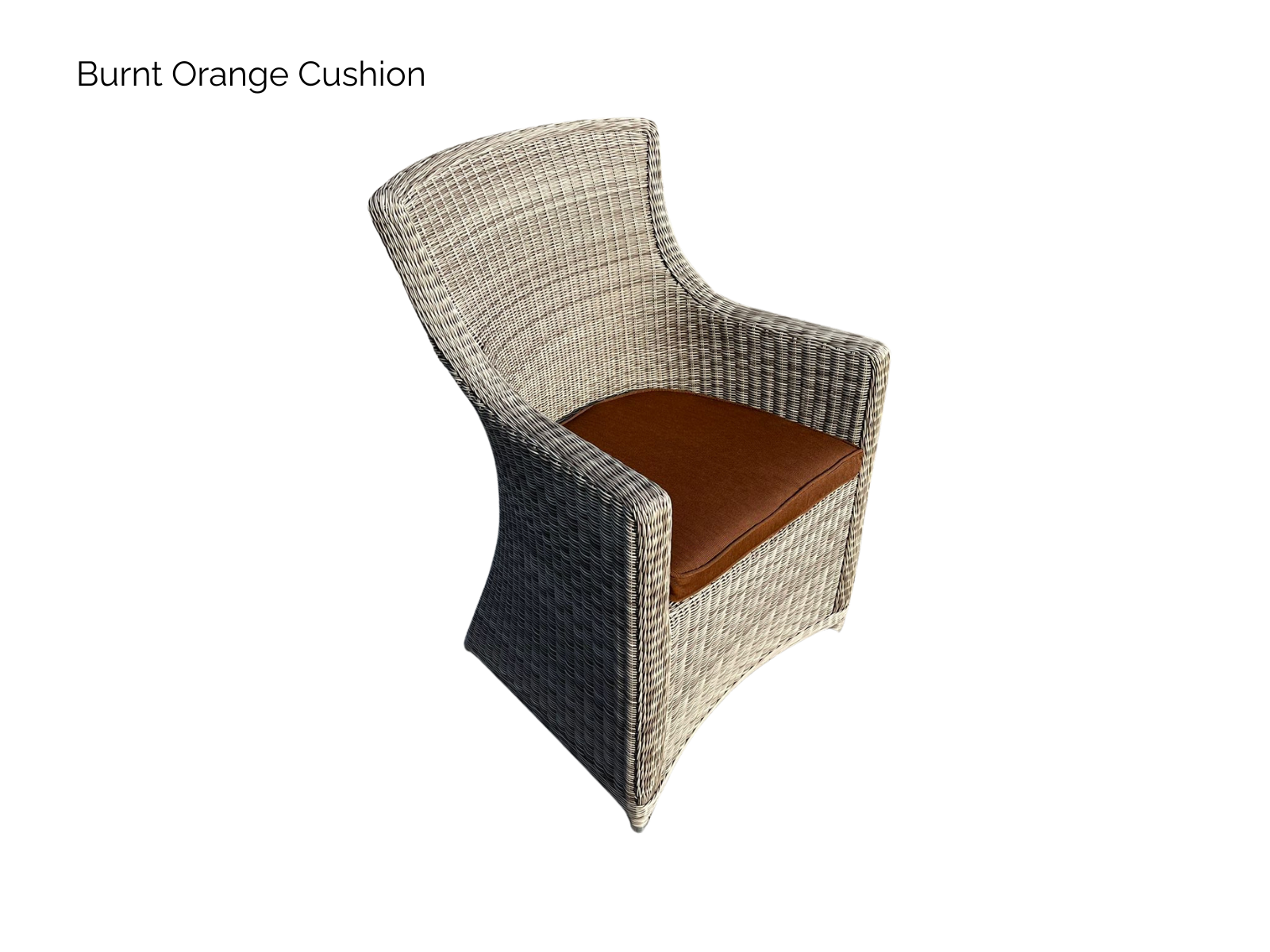 White Kubu Seville Dining Chair-Garden Furniture Centre-MidInstock,instock,MidRange,Outdoor Dining,Dining Chair,Outdoor Furniture,Rattan Furniture,Rattan,Rattan Chairs-{collection_title}