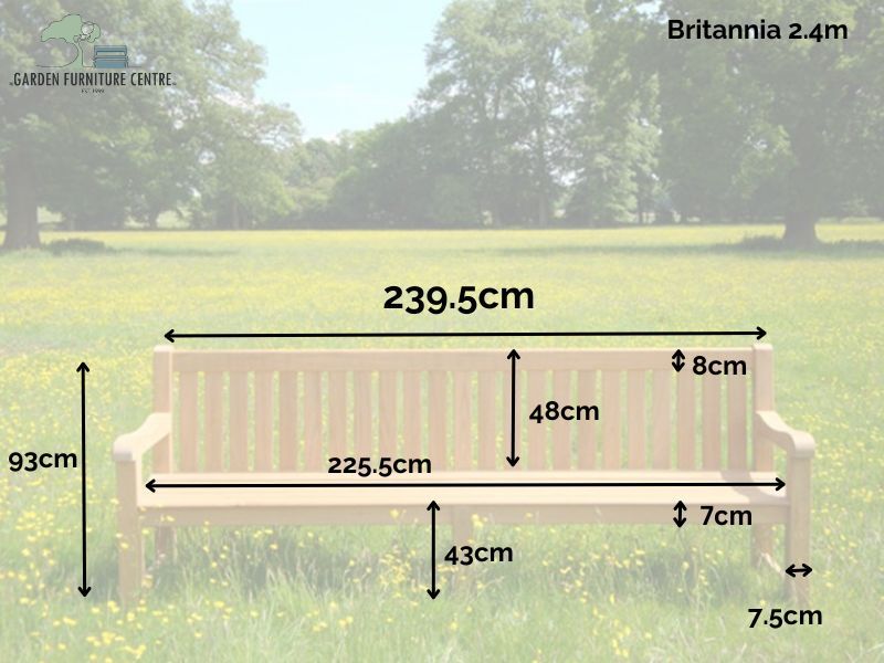 Britannia Teak Bench  240cm | FSC® Certified