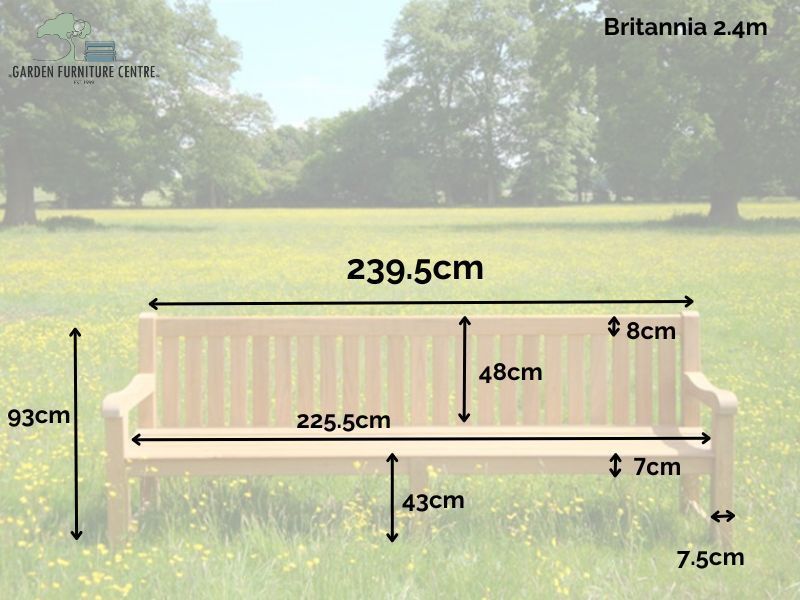Britannia Teak Bench  240cm | FSC® Certified