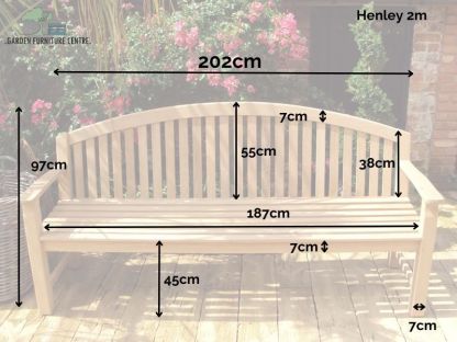 Henley 2m Bench 