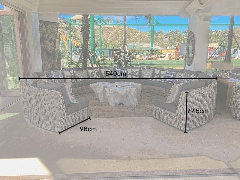 Fiji Curved Sofa 