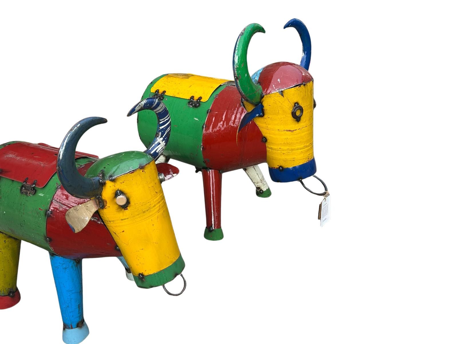 Bruce the Bull Cooler | Medium and Large-Garden Furniture Centre-MidInstock,instock,LowRange,MidRange,Ornaments,Accessories,Animal Garden Ornaments,Metal Garden Ornaments,Novelty Drinks Coolers-{collection_title}