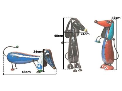 Dash Trio (Set of 3)-Garden Furniture Centre-48Hour Dispatch,LowRange,Ornaments,Ranges,Animal Garden Ornaments,Think Outside Range,Metal Garden Ornaments,Think Outside Range Ranges,Ornaments Accessories,Accessories-{collection_title}