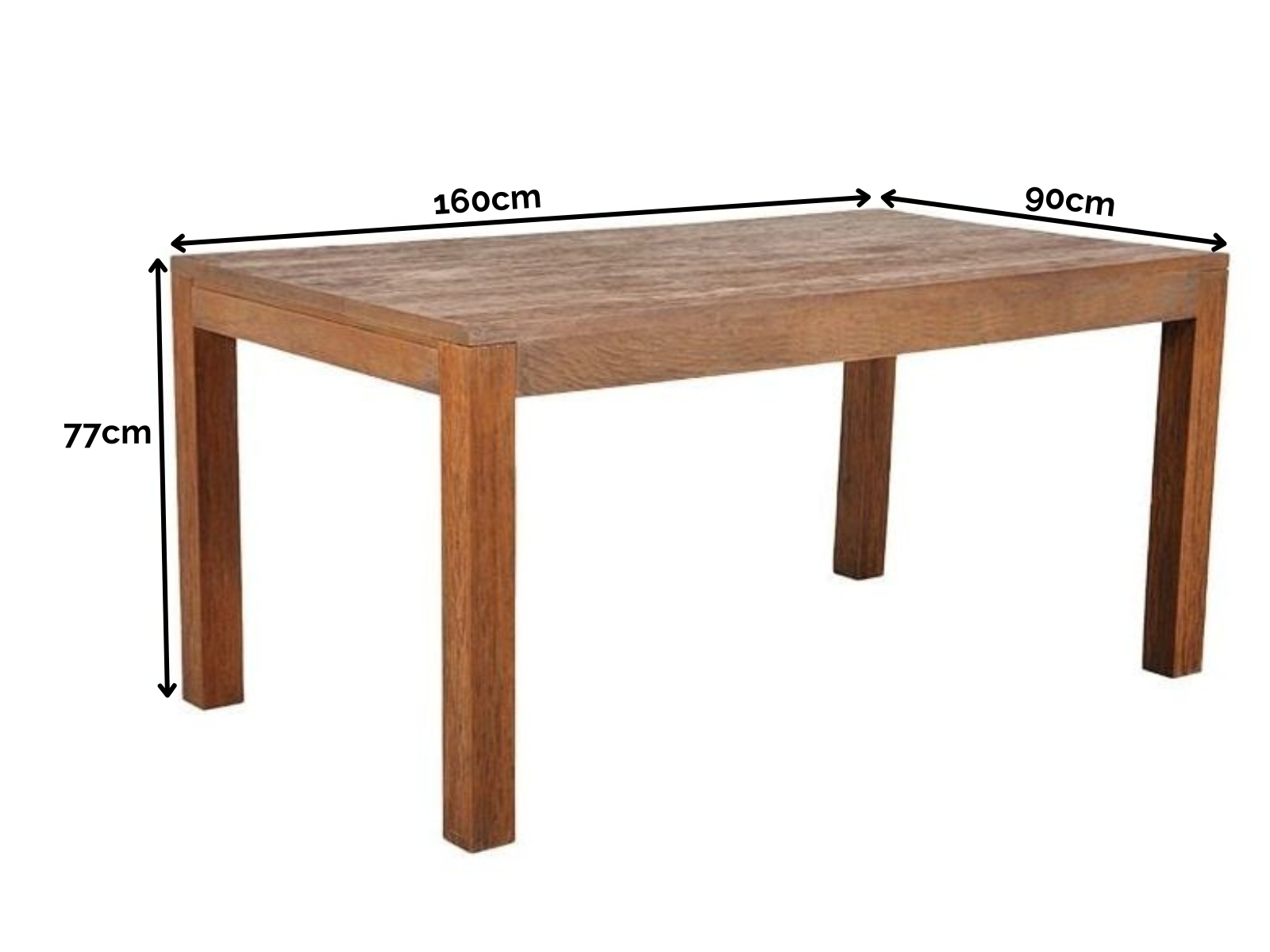 Savana 1.6m Mahogany Dining Table