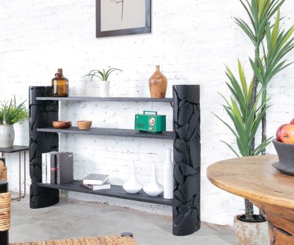 Shaka Console Table - With 2 Shelves