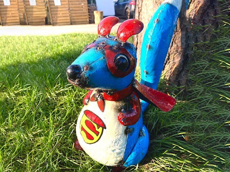 Sam the Super Squirrel-Garden Furniture Centre-48Hour Dispatch,LowRange,Ornaments,Ranges,Animal Garden Ornaments,Think Outside Range,Metal Garden Ornaments,Think Outside Range Ranges,Ornaments Accessories,Accessories-{collection_title}