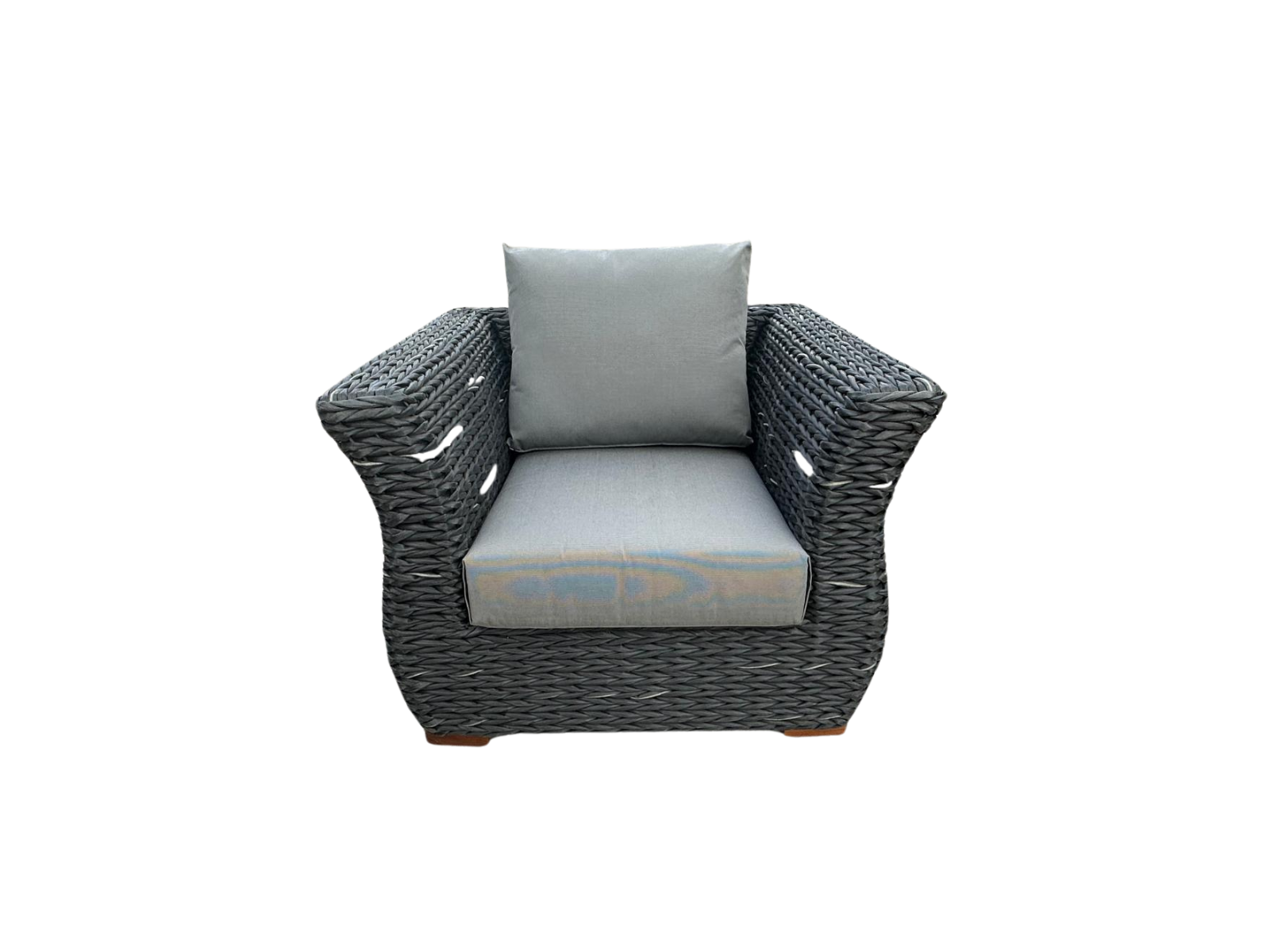 Midnight Montana Armchair -Garden Furniture Centre-MidInstock,instock,MidRange,Outdoor Lounging,Rattan,Outdoor Furniture,Rattan Furniture,Montana Range,Rattan Chairs,Montana-{collection_title}