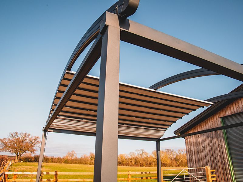 Ex Display Luna Crescent Retractable Awning - 5  X 6M  | Luna Range
