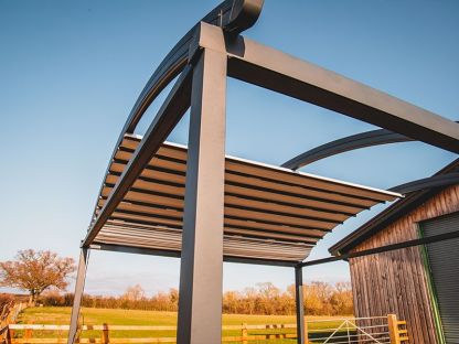 Ex Display Luna Crescent Retractable Awning - 5  X 6M  | Luna Range