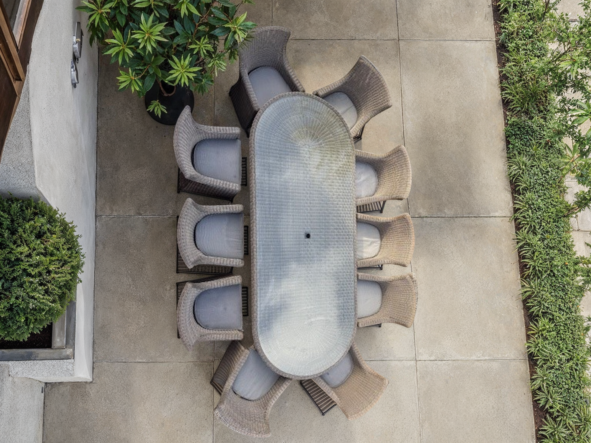 Summergrass 10 Chair Oval Set -Garden Furniture Centre-HighRange,Rattan,Outdoor Dining,Outdoor Furniture,Rattan Furniture-{collection_title}