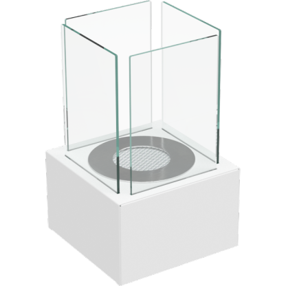 Tango White Free Standing | Bio Fireplaces