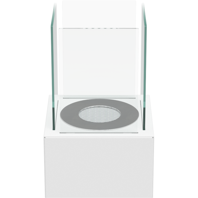 Tango White Free Standing | Bio Fireplaces-Garden Furniture Centre-LowRange,Under 100,Accessories,Fire Pits & BBQ's,Kratki Bio Fireplaces-{collection_title}