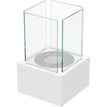 Tango White Free Standing | Bio Fireplaces