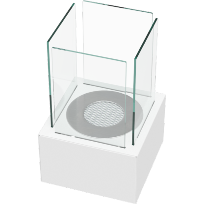 Tango White Free Standing | Bio Fireplaces