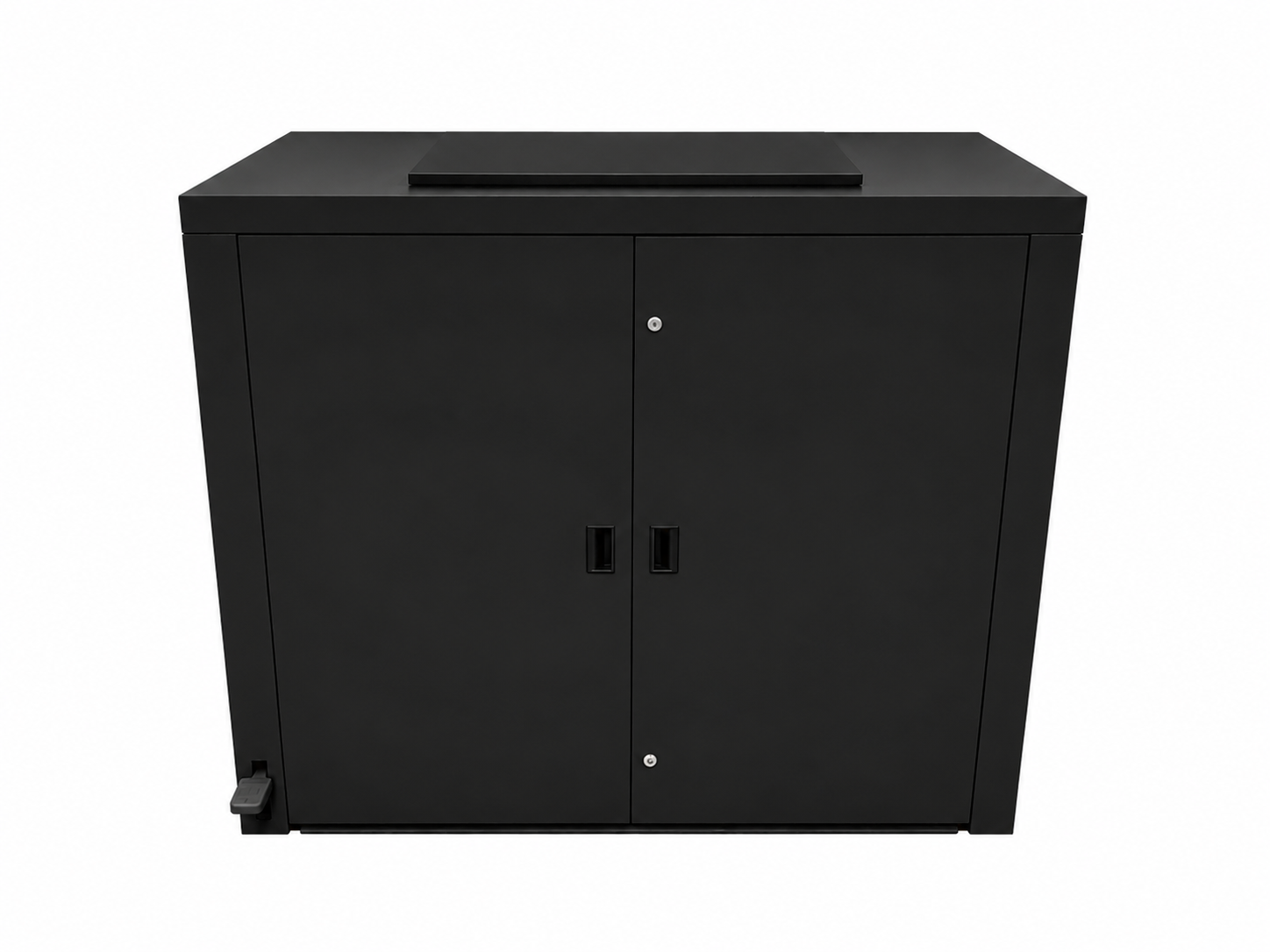 Outdoor Wheelie Bin Storage Unit with Pedal Lid | 1100L 
