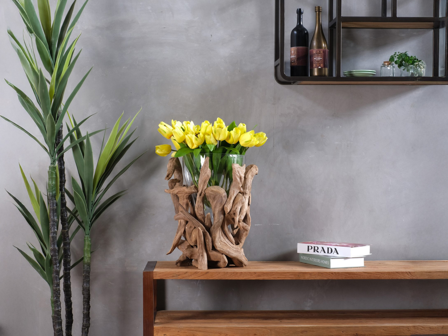 Tambora Vase-Garden Furniture Centre-Ornaments,Root,vase,Indoor Accessories,Conservatory-{collection_title}