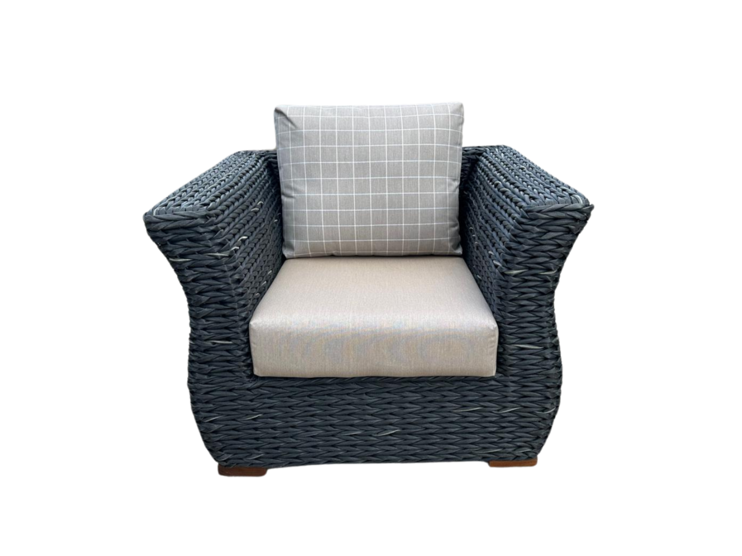 Midnight Montana Armchair -Garden Furniture Centre-MidInstock,instock,MidRange,Outdoor Lounging,Rattan,Outdoor Furniture,Rattan Furniture,Montana Range,Rattan Chairs,Montana-{collection_title}