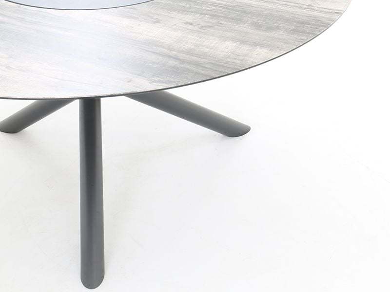 Solar Slate Round Table 1.5m -Garden Furniture Centre-HighRange,Metal,Dining Table,Tables,Outdoor Furniture,Metal Furniture,Outdoor Dining-{collection_title}