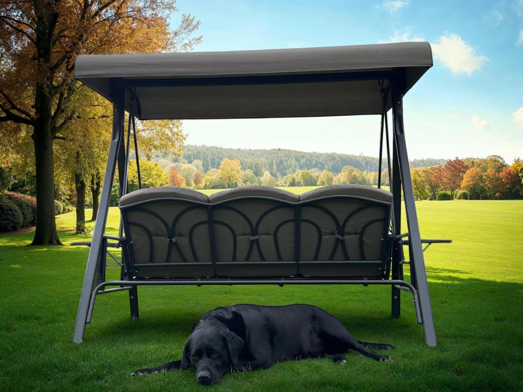 Havana Swing Seat-Garden Furniture Centre-MidInstock,instock,MidRange,Outdoor Furniture,Metal Furniture,Swing Seats & Lounge Chairs,Metal,Loungers,Metal Loungers,Swing Seats-{collection_title}