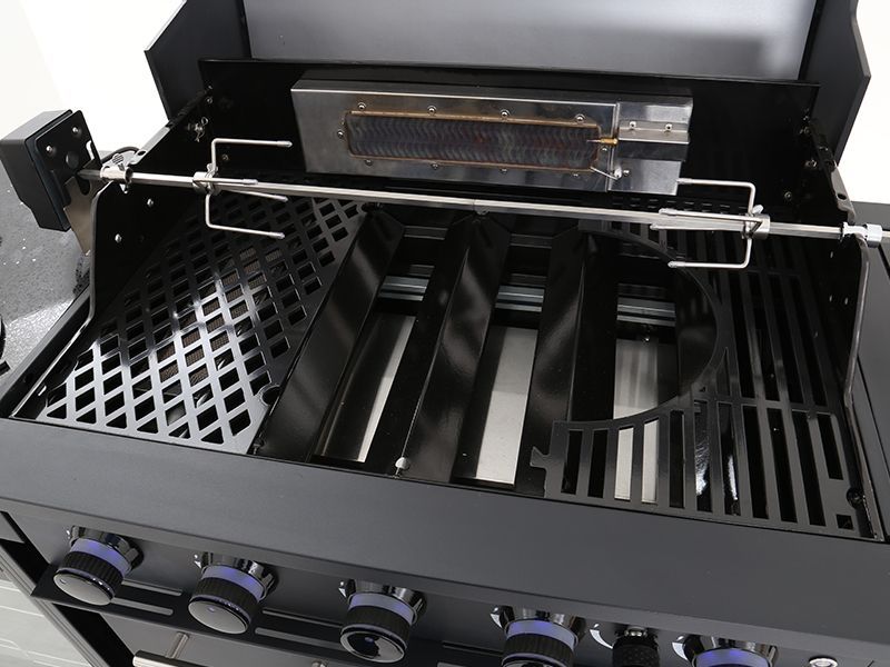 Island Four Burner Kitchen BBQ 