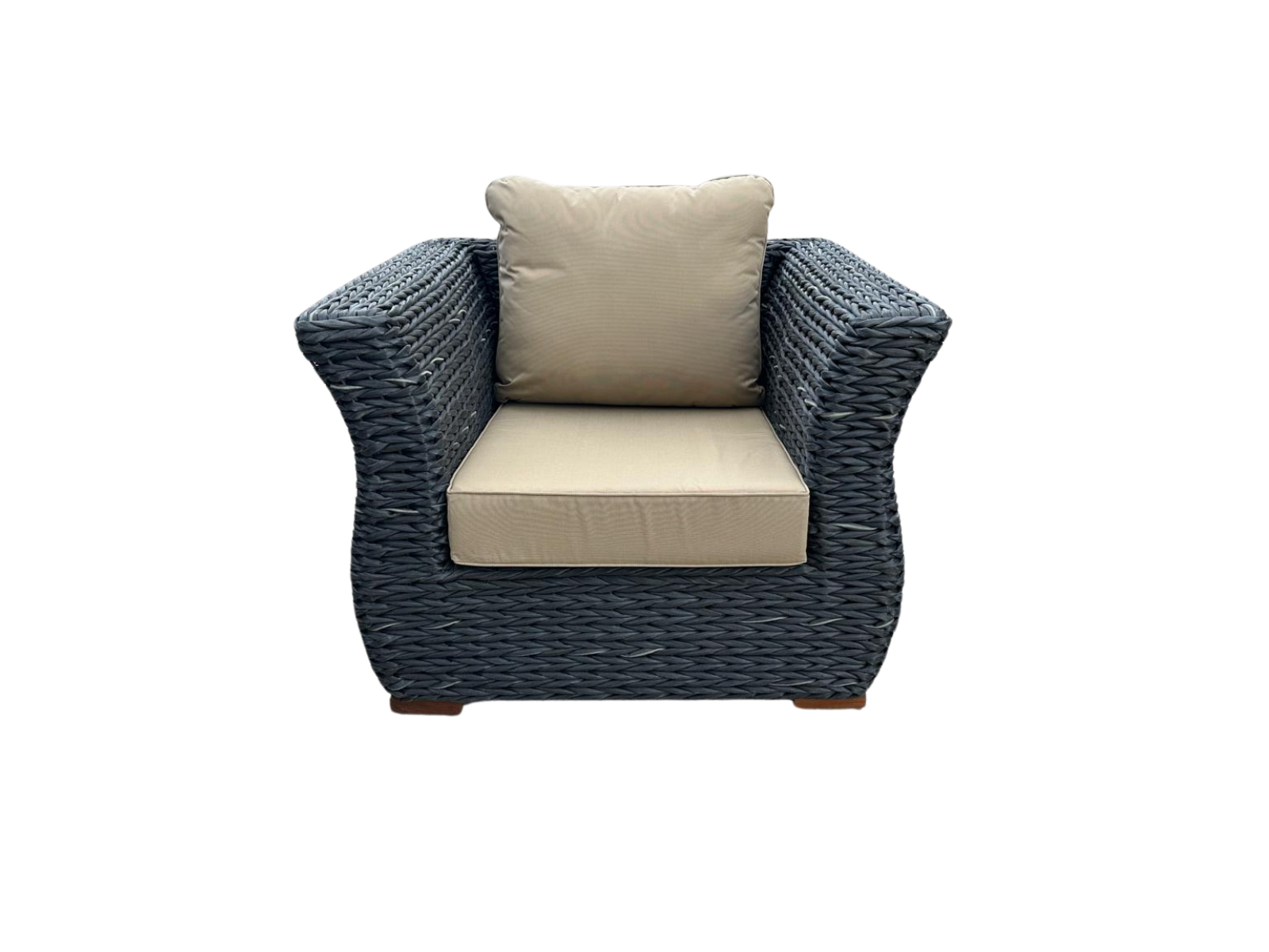 Midnight Montana Armchair -Garden Furniture Centre-MidInstock,instock,MidRange,Outdoor Lounging,Rattan,Outdoor Furniture,Rattan Furniture,Montana Range,Rattan Chairs,Montana-{collection_title}