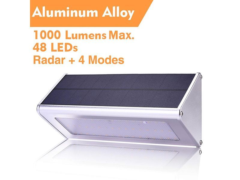 Solar LED Wall Lamp-Garden Furniture Centre-48Hour Dispatch,LowRange,Under 100,LED Solar Lights,Solar Lights  Solar,Solar Lights-{collection_title}