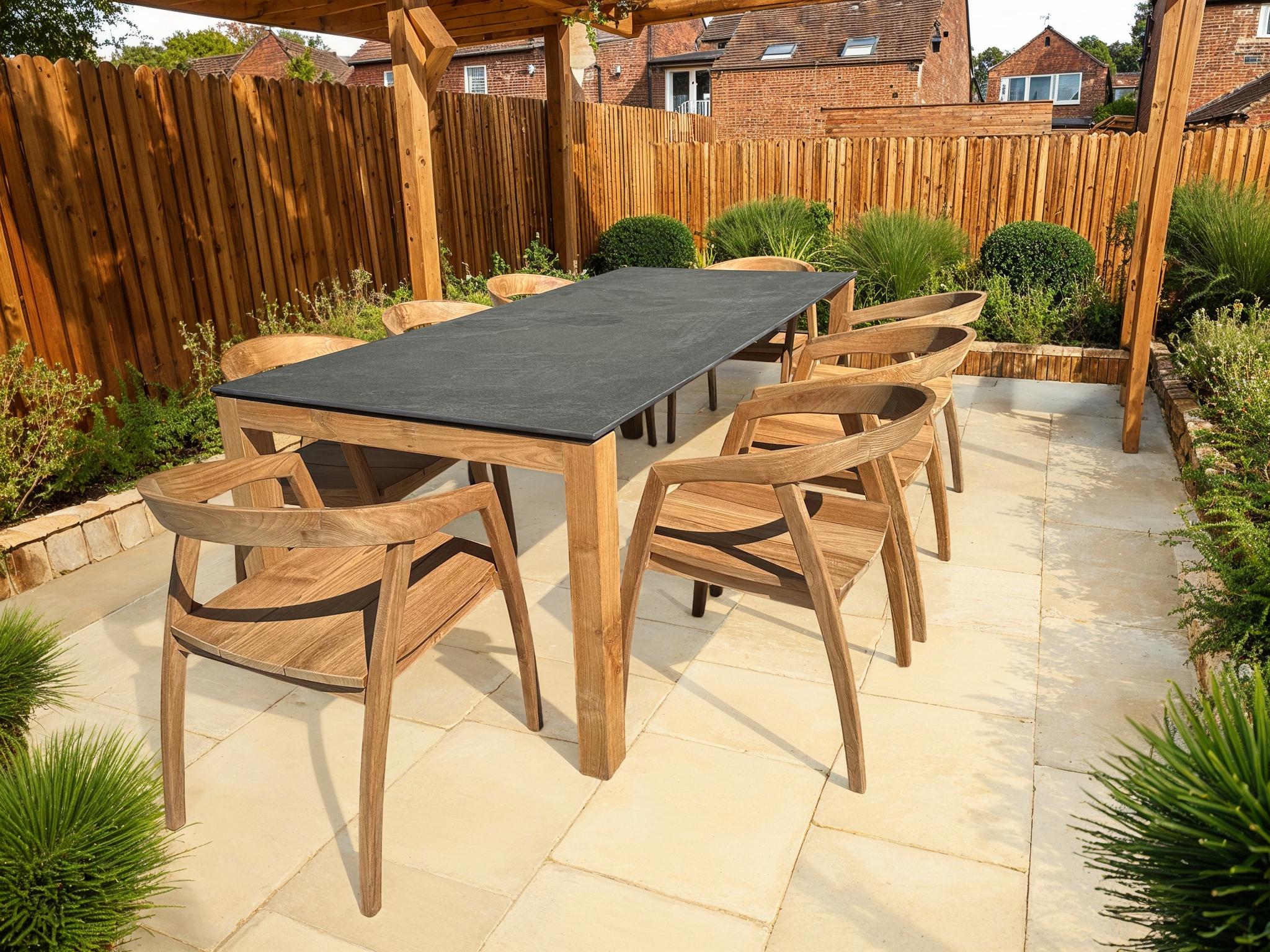 Bari 8 Chair Dining Set