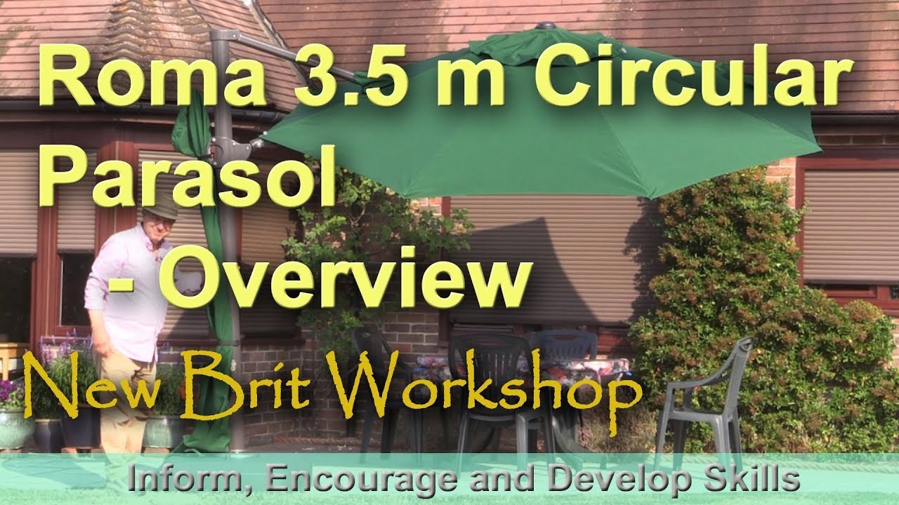 Cantilever Parasol - Roma 3.5m Diameter 