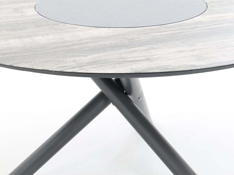 Solar Slate Round Table 1.5m -Garden Furniture Centre-HighRange,Metal,Dining Table,Tables,Outdoor Furniture,Metal Furniture,Outdoor Dining-{collection_title}