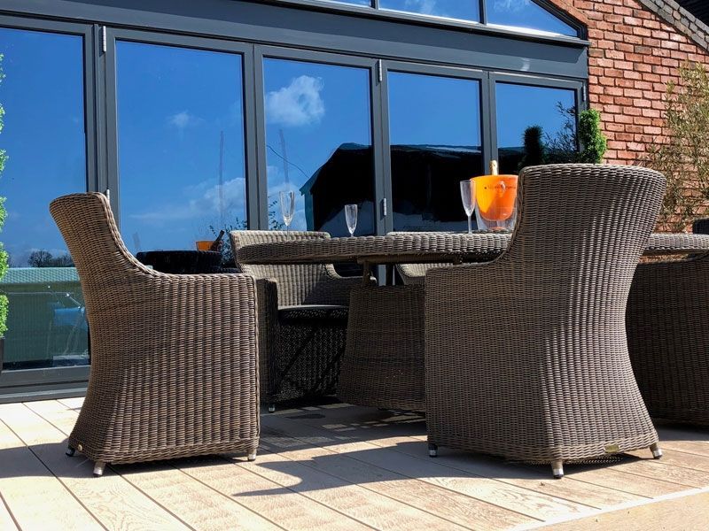 Summergrass 6 Chair Dining Set -Garden Furniture Centre-HighRange,Rattan,Outdoor Dining,Rattan Furniture-{collection_title}