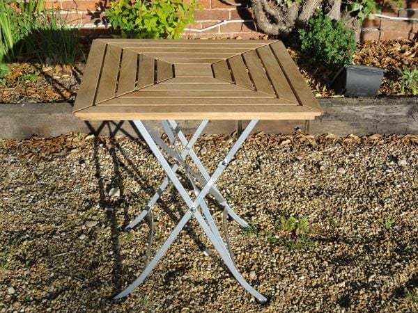 Clarence Folding Square Table | FSC® Certified-Garden Furniture Centre-LowRange,Dining Table,Outdoor Dining,Outdoor Furniture,Teak Garden Furniture,FSC®,Balcony & Duo Sets,Teak,Tables,Teak Tables-{collection_title}