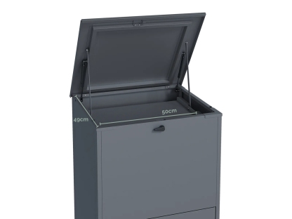 Top Opening Lockable Home Parcel Box | Anthracite