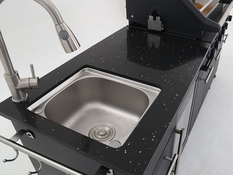 Island Four Burner Kitchen BBQ 
