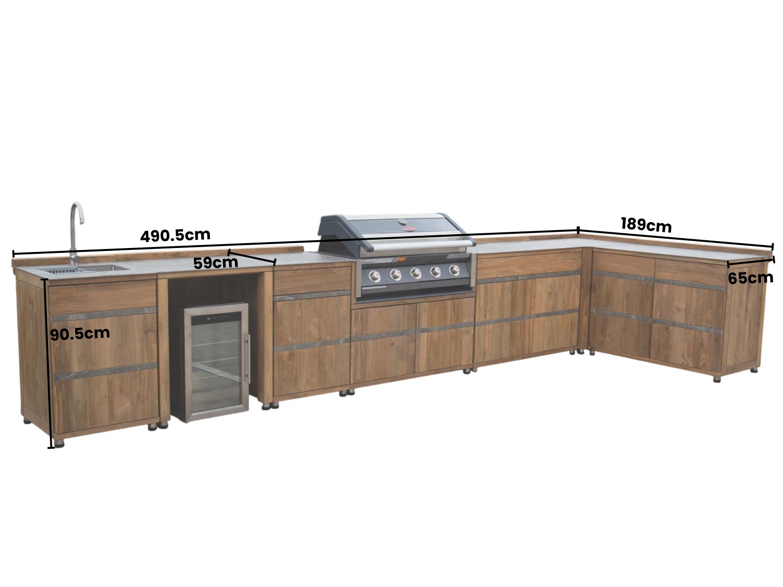 Lisbon Kitchen Set-Garden Furniture Centre-Outdoor Kitchens,Outdoor Kitchen,Outdoor Furniture-{collection_title}