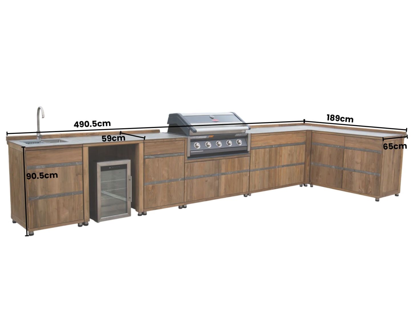 Lisbon Kitchen Set-Garden Furniture Centre-Outdoor Kitchens,Outdoor Kitchen,Outdoor Furniture-{collection_title}