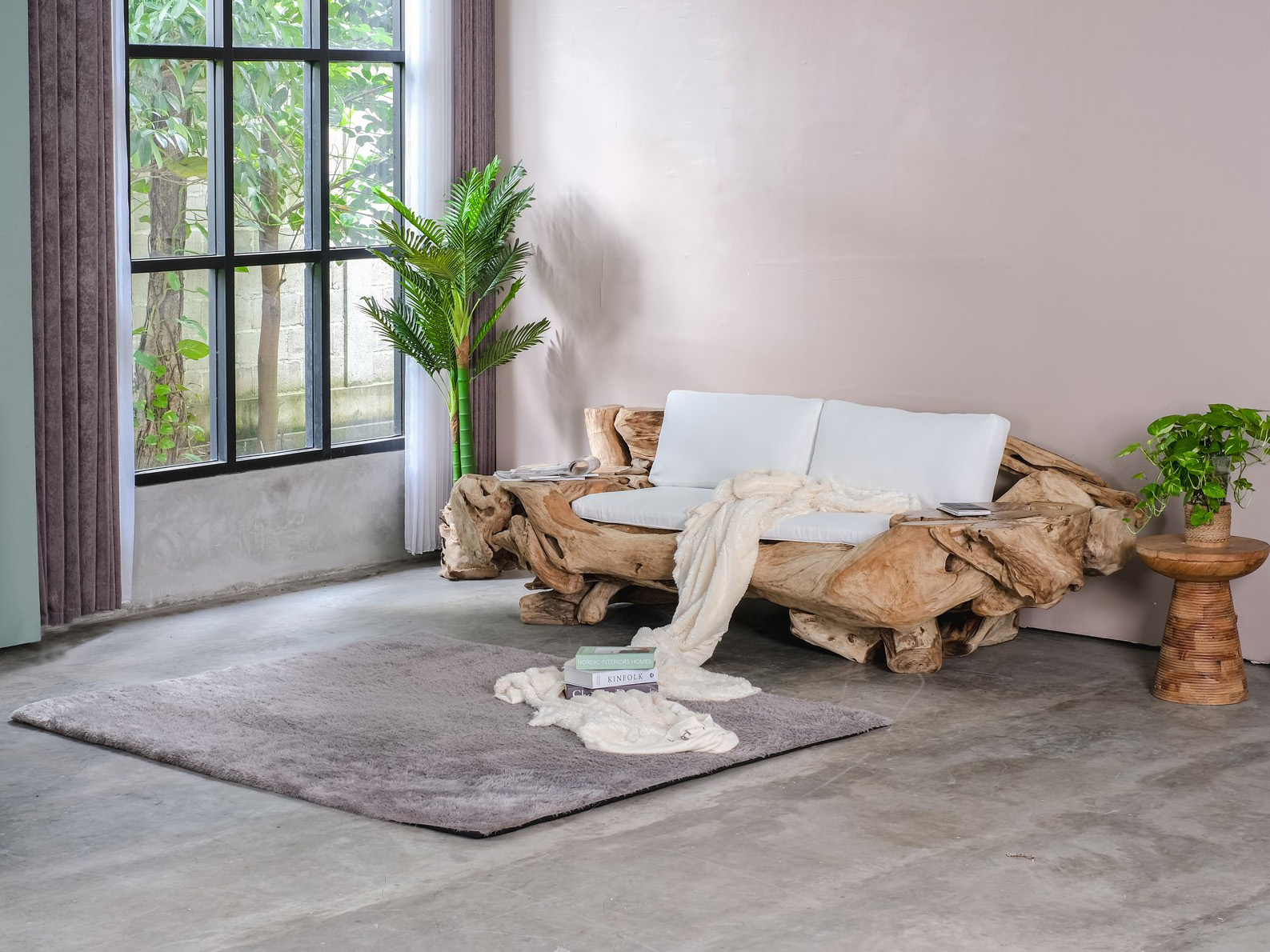 Nara Root Sofa-Garden Furniture Centre-Root,Teak Sofas,Teak,Sofa,Reclaimed Furniture,Conservatory-{collection_title}