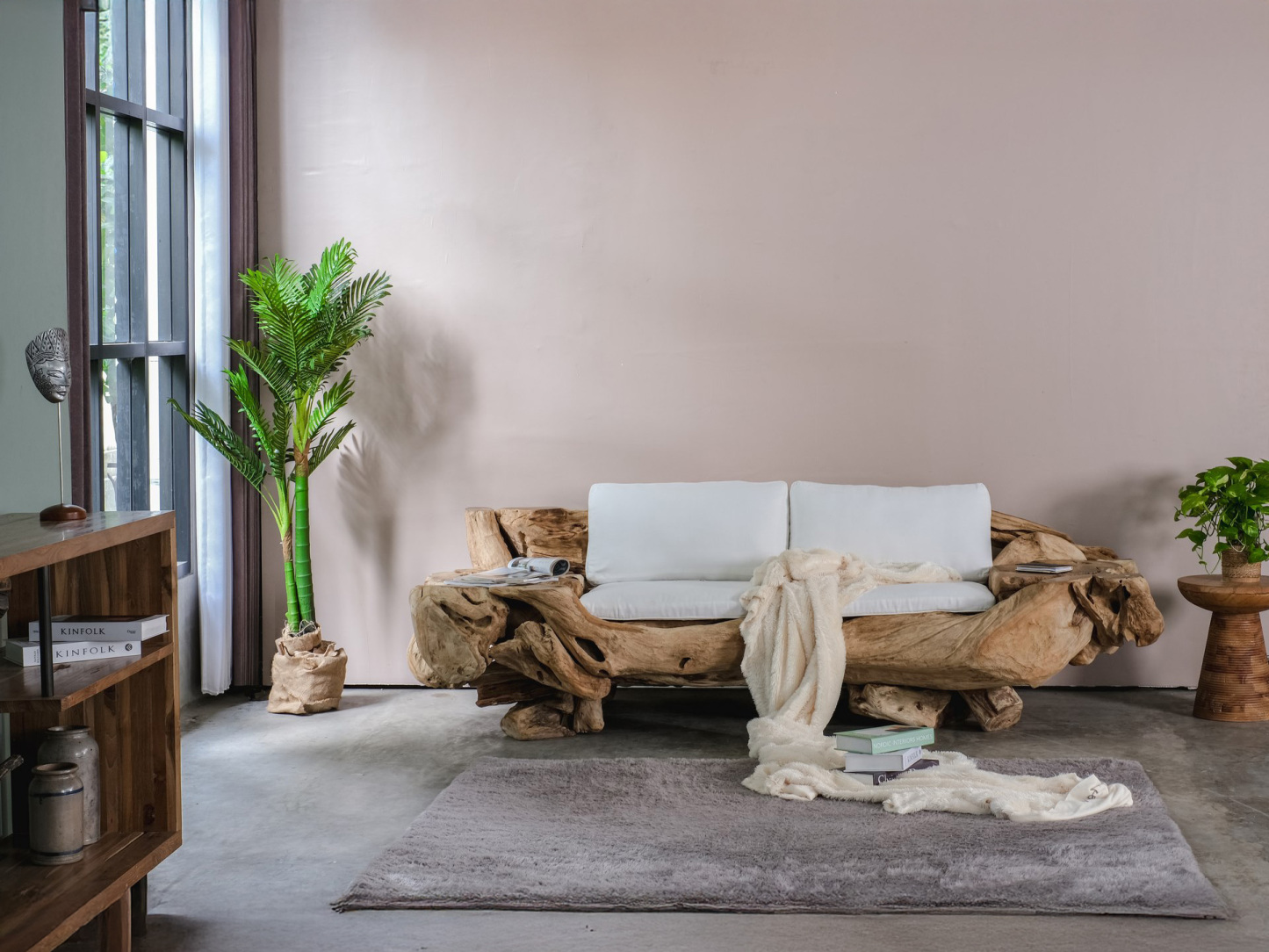 Nara Root Sofa-Garden Furniture Centre-Root,Teak Sofas,Teak,Sofa,Reclaimed Furniture,Conservatory-{collection_title}