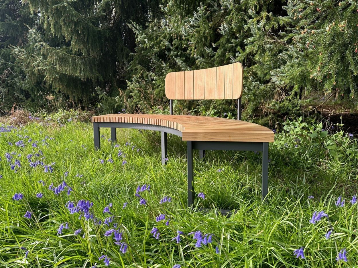 Mandalay Curved Backless Bench | FSC® Certified-Garden Furniture Centre-MidInstock,instock,MidRange,Backless,Outdoor Furniture,Teak Garden Furniture,Benches,FSC®,Teak Benches Benches,Tree Benches,Curved Benches,Teak,Teak Benches-{collection_title}