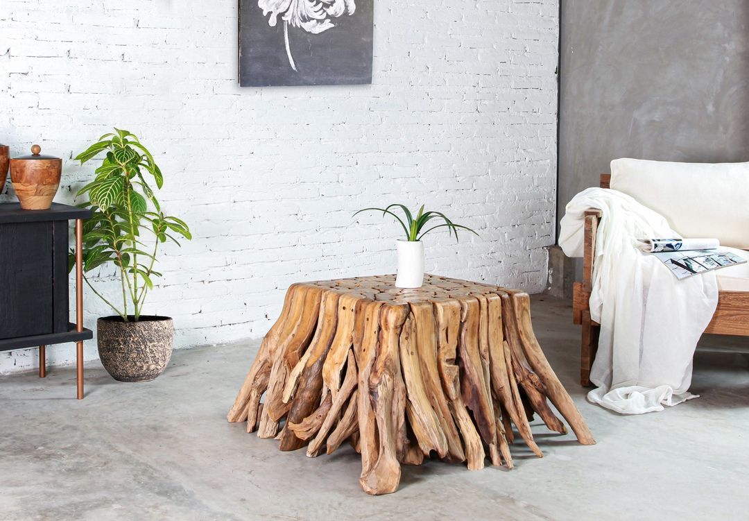 Finca Root Coffee Table-Garden Furniture Centre-Root,MidInstock,instock,MidRange,Coffee Table,Indoor Dining-{collection_title}
