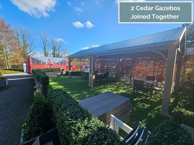 Cedar Gazebo 4.2m x 3.6m | FSC® Certified