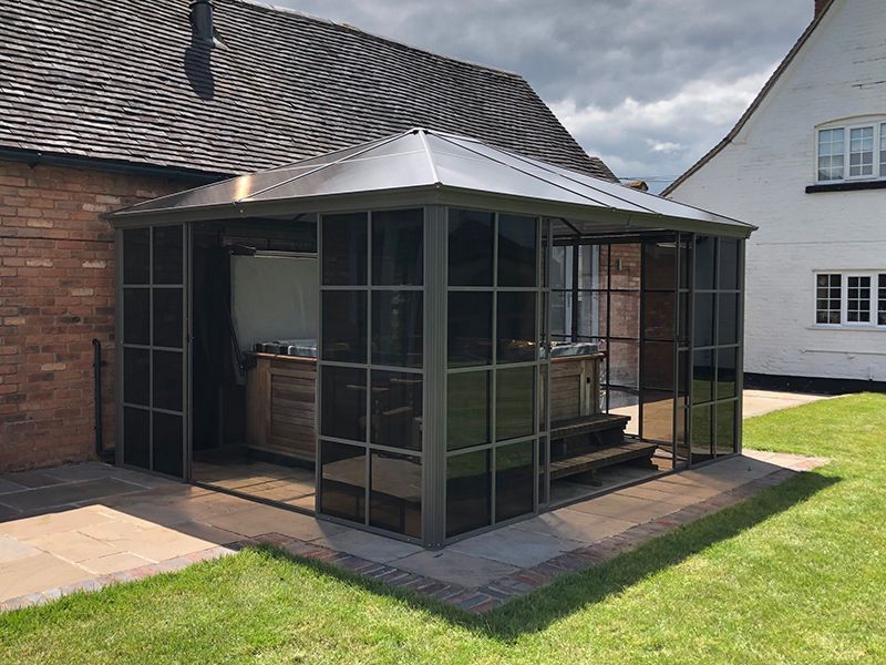 Four Seasons Screen House 3.65m x 4.3m | November Offers-Garden Furniture Centre-Free Install,HighRange,Monthly Offers,Sale,Screenhouse,Free Standing,Gazebos,Metal Gazebos,All Seasons Gazebos,All Seasons Gazebo Range,Garden Rooms Gazebos,All Seasons Range-{collection_title}