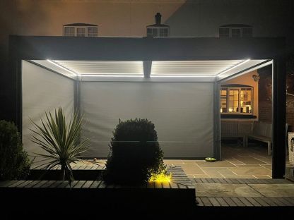 Eclipse 3 X 4m LED Motorised Pergola | Free Standing