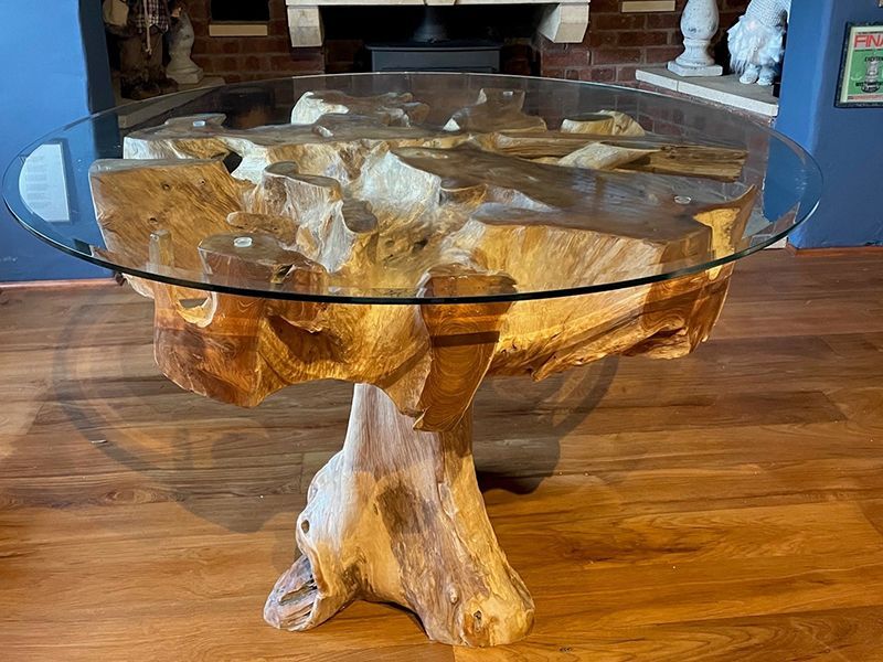 Naga Reclaimed Teak Root Dining Table-Garden Furniture Centre-Root,HighRange,Dining Table,Indoor Dining-{collection_title}