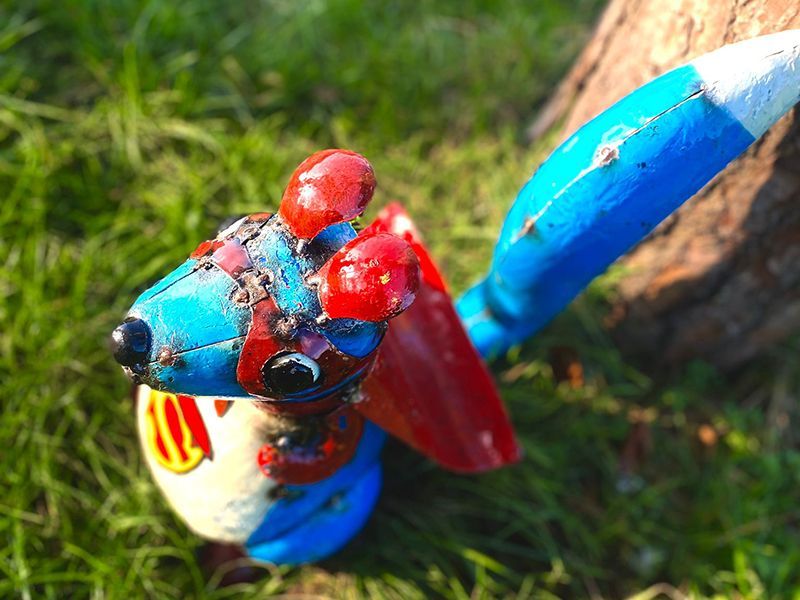 Sam the Super Squirrel-Garden Furniture Centre-48Hour Dispatch,LowRange,Ornaments,Ranges,Animal Garden Ornaments,Think Outside Range,Metal Garden Ornaments,Think Outside Range Ranges,Ornaments Accessories,Accessories-{collection_title}