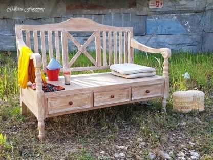 Reclaimed Chambel Cross Bench
