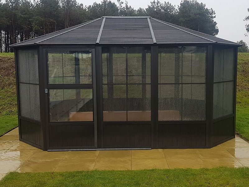 Four Seasons Solarium 12ft x 15ft -Garden Furniture Centre-HighRange,Free Standing,Gazebos,Metal Gazebos,All Seasons Gazebos,Solariums Gazebos,All Seasons Gazebo Range,Garden Rooms Gazebos,Solariums,All Seasons Range-{collection_title}