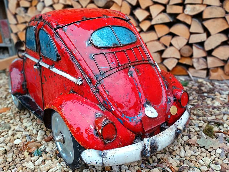 VW Beetle Cooler-Garden Furniture Centre-48Hour Dispatch,MidInstock,instock,MidRange,Ornaments,Accessories,Ranges,Think Outside Range,Metal Garden Ornaments,Novelty Drinks Coolers,Think Outside Range Ranges,Gifts,Ornaments Accessories-{collection_title}