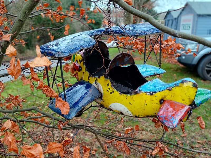 The Doolittle Biplane Drinks Tub -Garden Furniture Centre-48Hour Dispatch,LowRange,Ornaments Accessories,Ornaments,Accessories,Ranges,Think Outside Range,Metal Garden Ornaments,Hanging Garden Ornaments,Novelty Drinks Coolers,Think Outside Range Ranges-{collection_title}